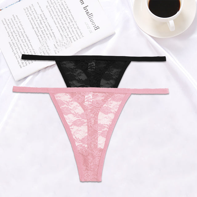 2PCS/Set Women Lace G-string Panties